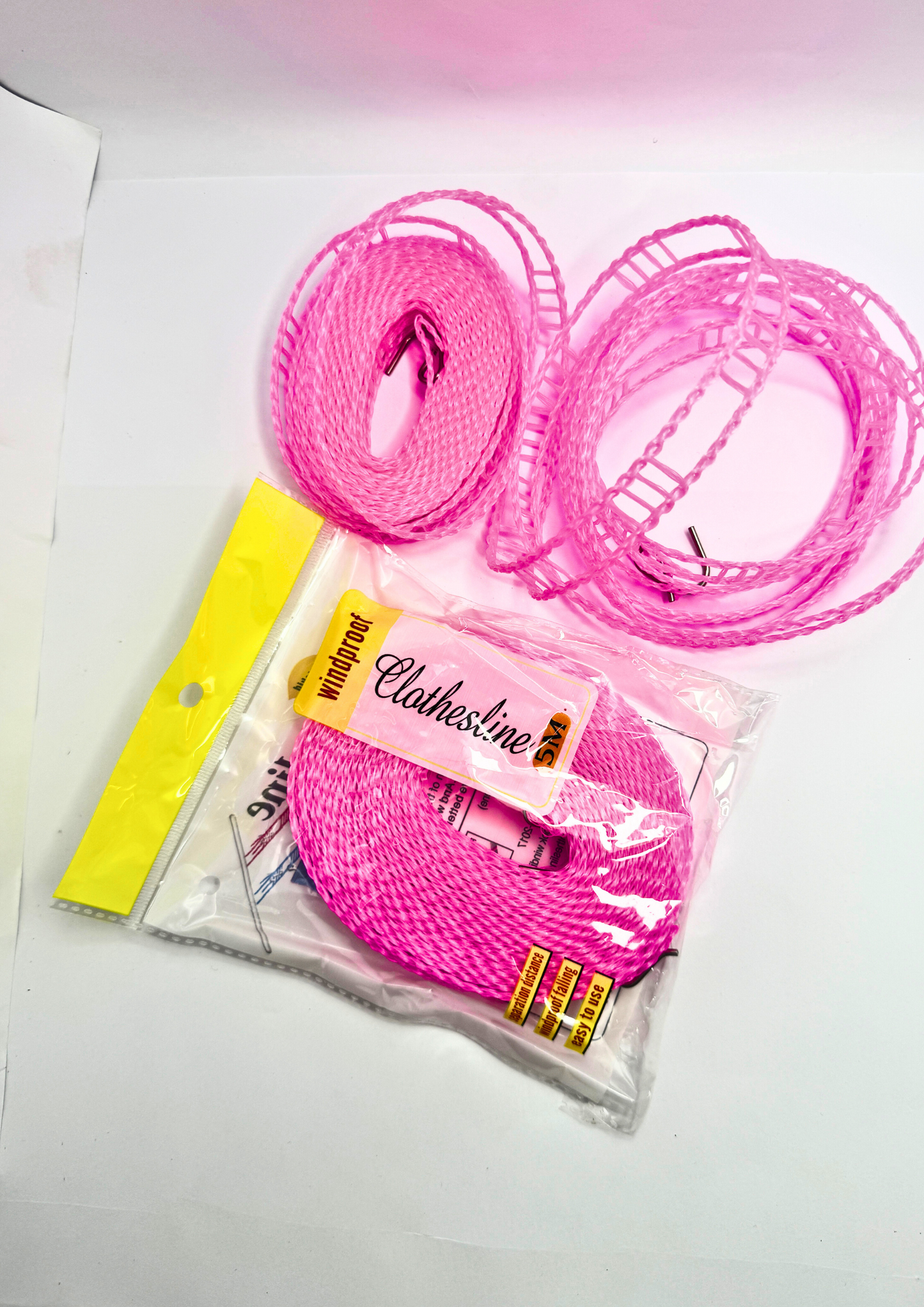 Nylon Windproof Clothesline Rope – 5 Meter | Portable Travel & Camping Drying Line