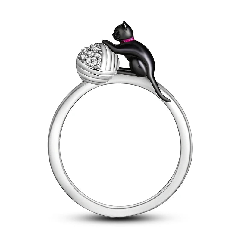 Classic 100% 925 Sterling Silver Eternal and Infinite Sparkling Love Rings Women Engagement Jewelry Anniversary