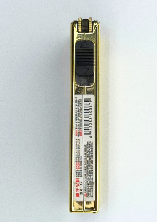 Chinese Style Metal Windproof Jet Flame Lighter – 四海呈祥 Golden Engraved Refillable Butane Lighter