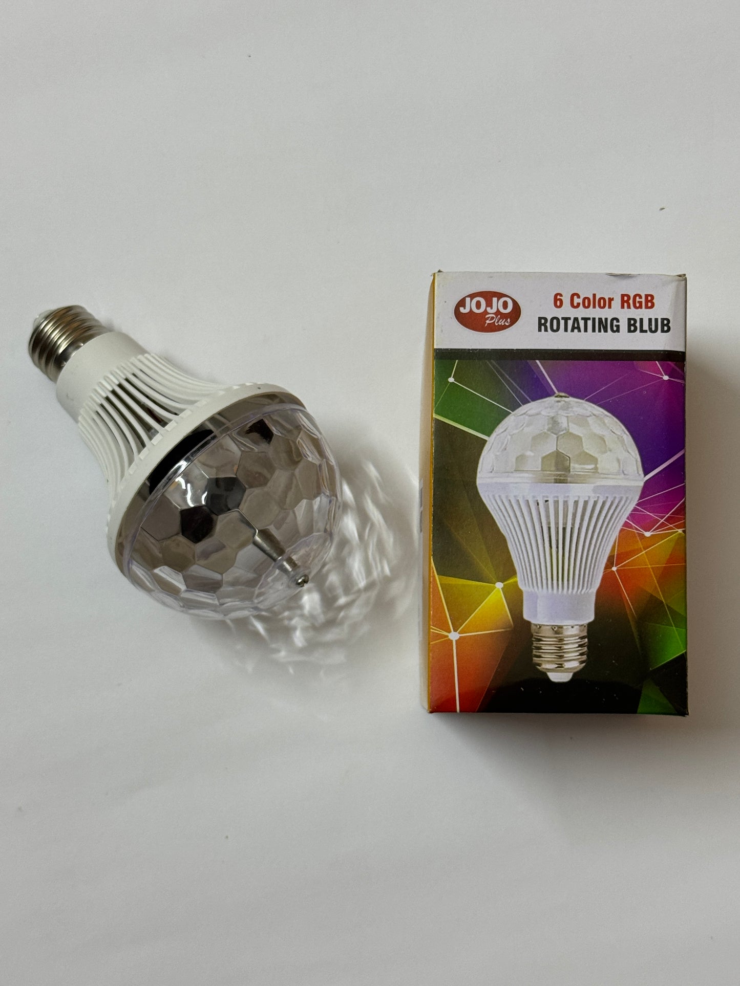 RGB Color Rotating Bulb multi colour Multi function , Disco Ball, LED Party Bulbs 6 Colored