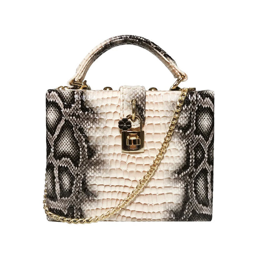 XIYUAN Snake Patter Clutch Evening Bag Luxury Women Handbag Party Wedding clutch Purse Fashion Pearl Shoulder Bags Crossbody Bag